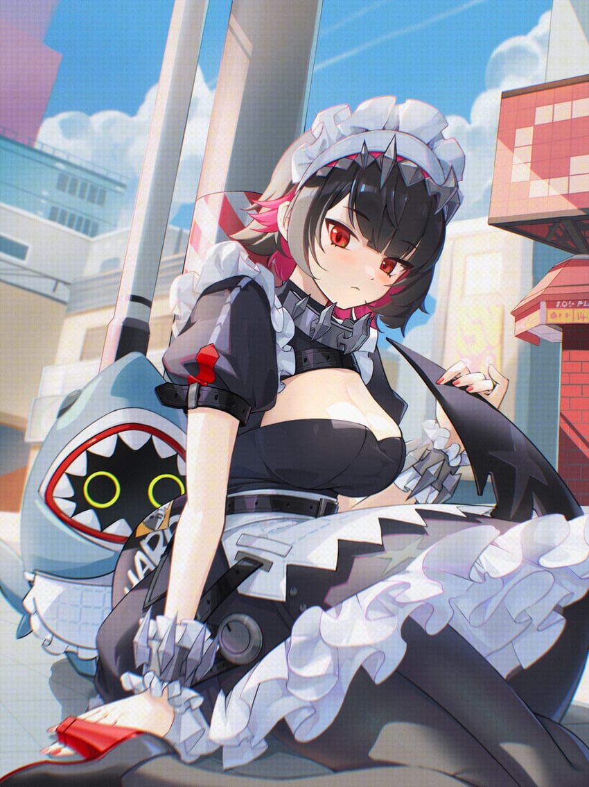 ellen joe and sharkboo (zenless zone zero) drawn by qing_zhe_yu_lian