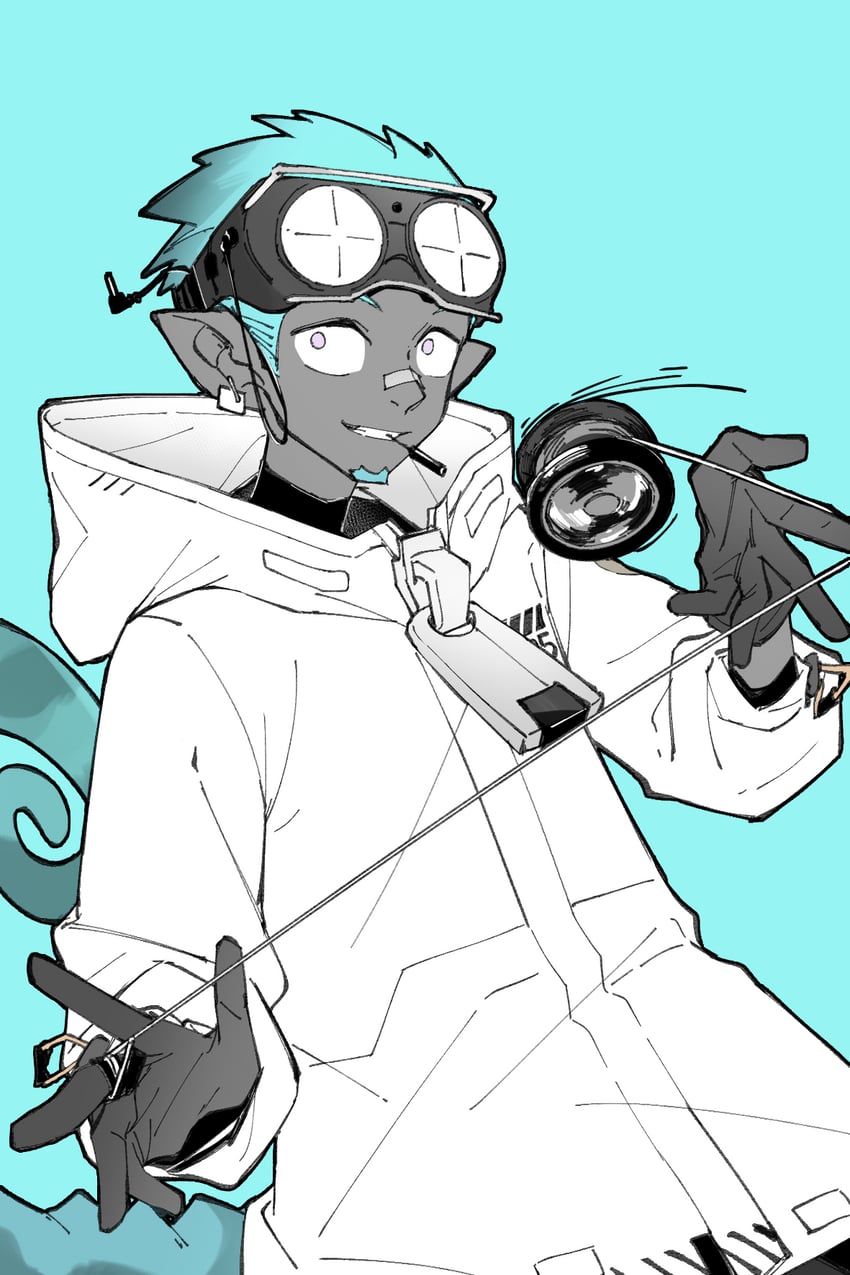 ethan (arknights) drawn by piaoliu_ping_ping_ping_pingzi