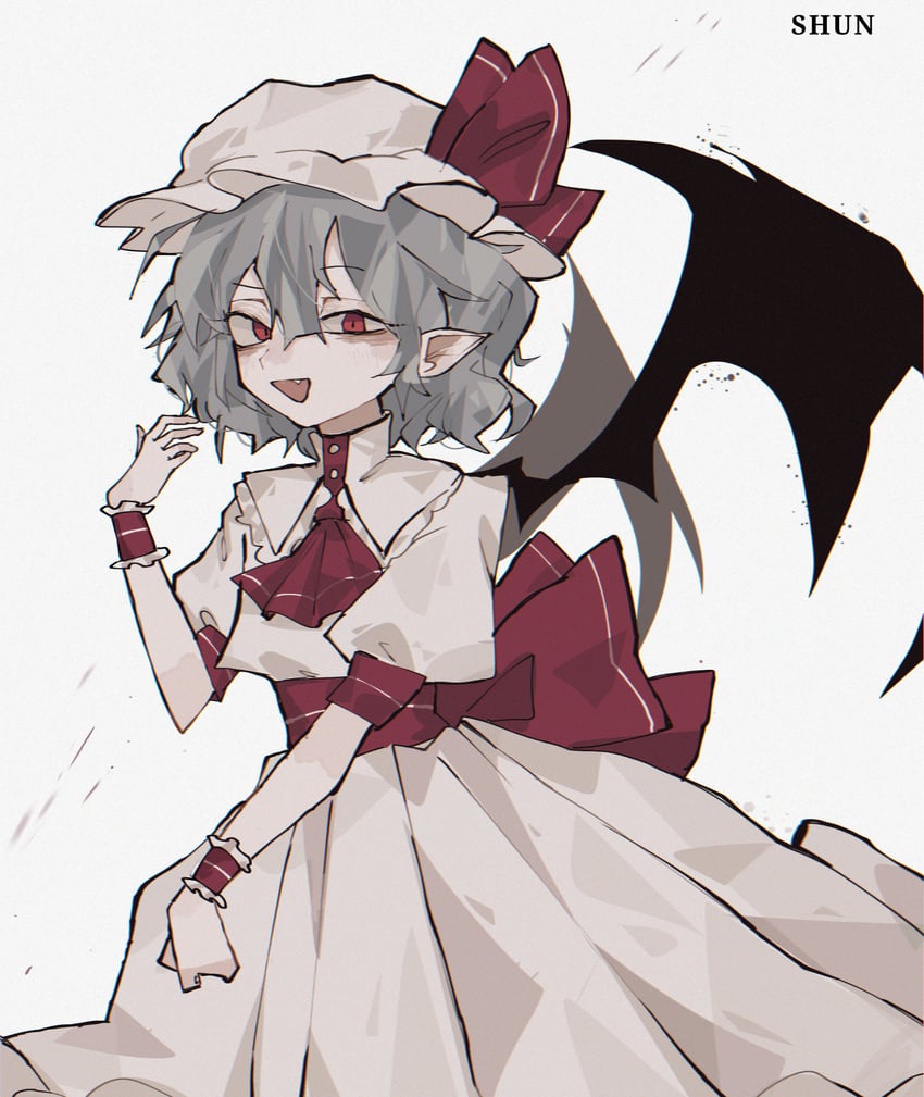 remilia scarlet (touhou and 1 more) drawn by shunolo