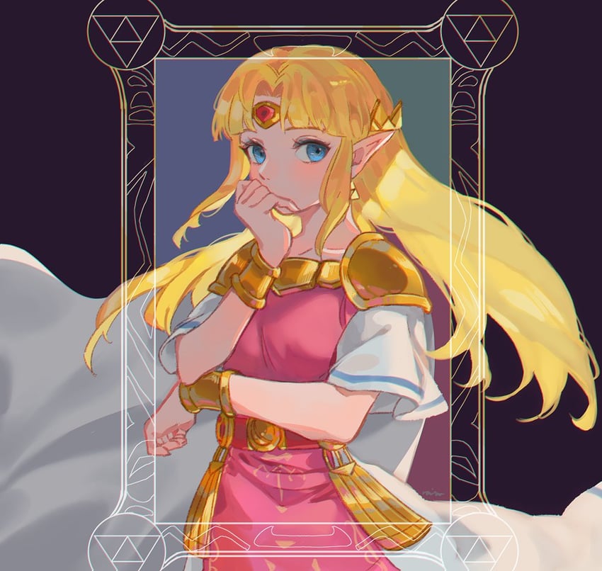 princess zelda (the legend of zelda and 1 more) drawn by rain_rkgk