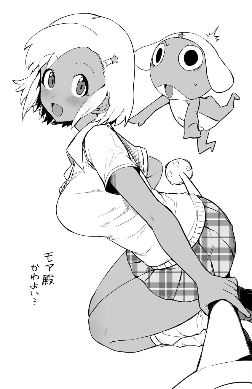keroro and angol mois (keroro gunsou) drawn by hotate-chan