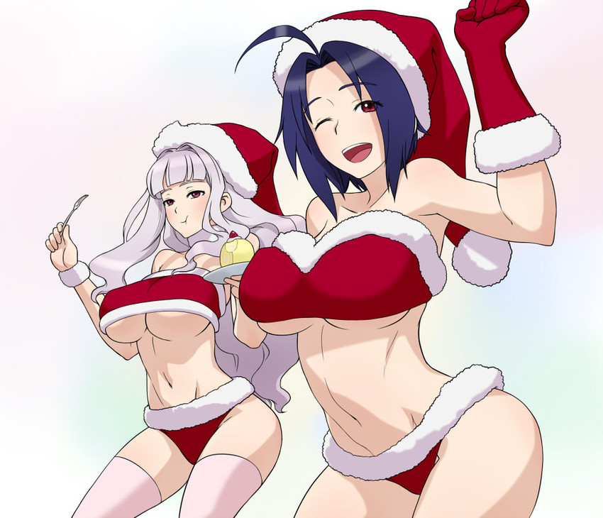 shijou takane and miura azusa (idolmaster) drawn by wata_do_chinkuru