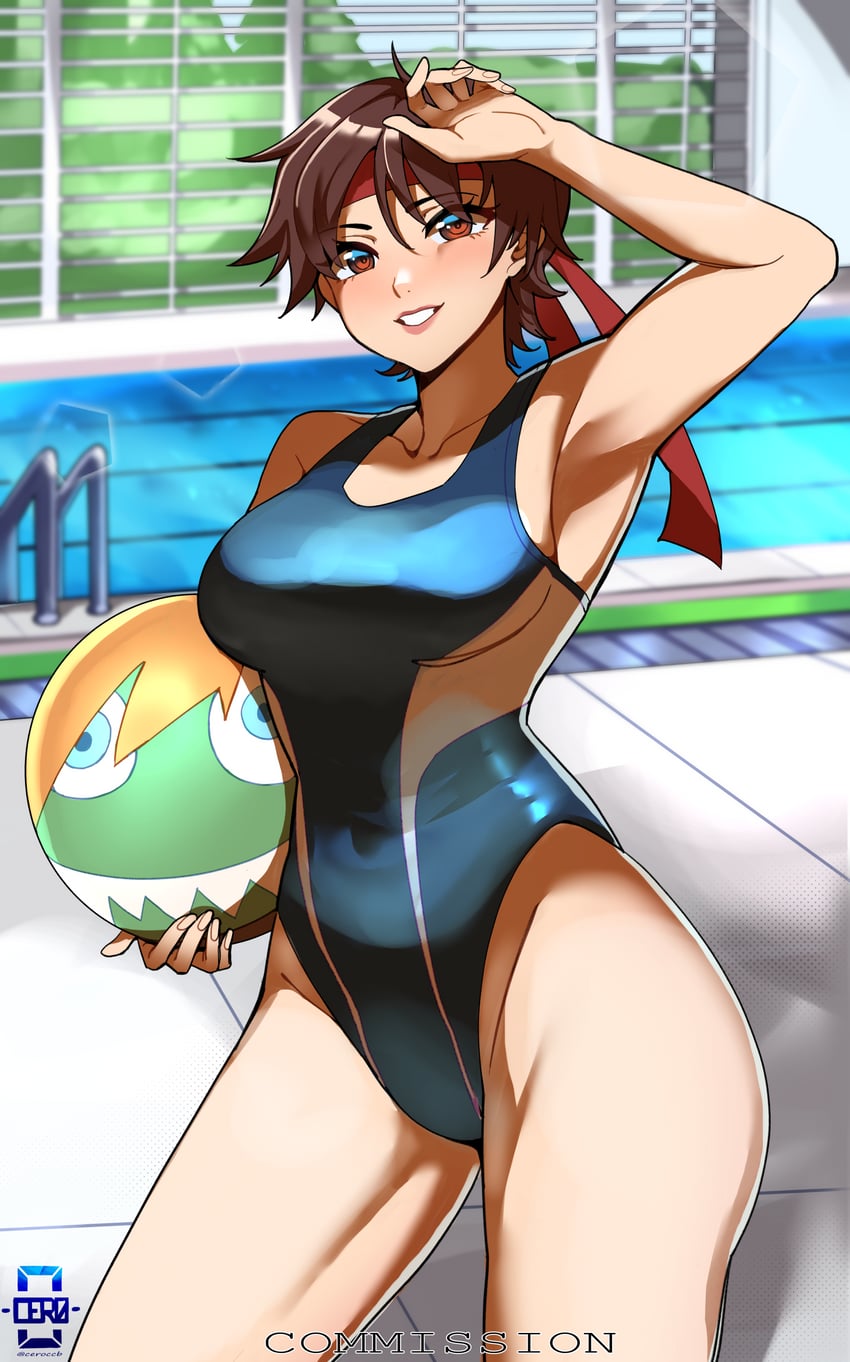 kasugano sakura and blanka-chan (street fighter and 1 more) drawn by ceroccb