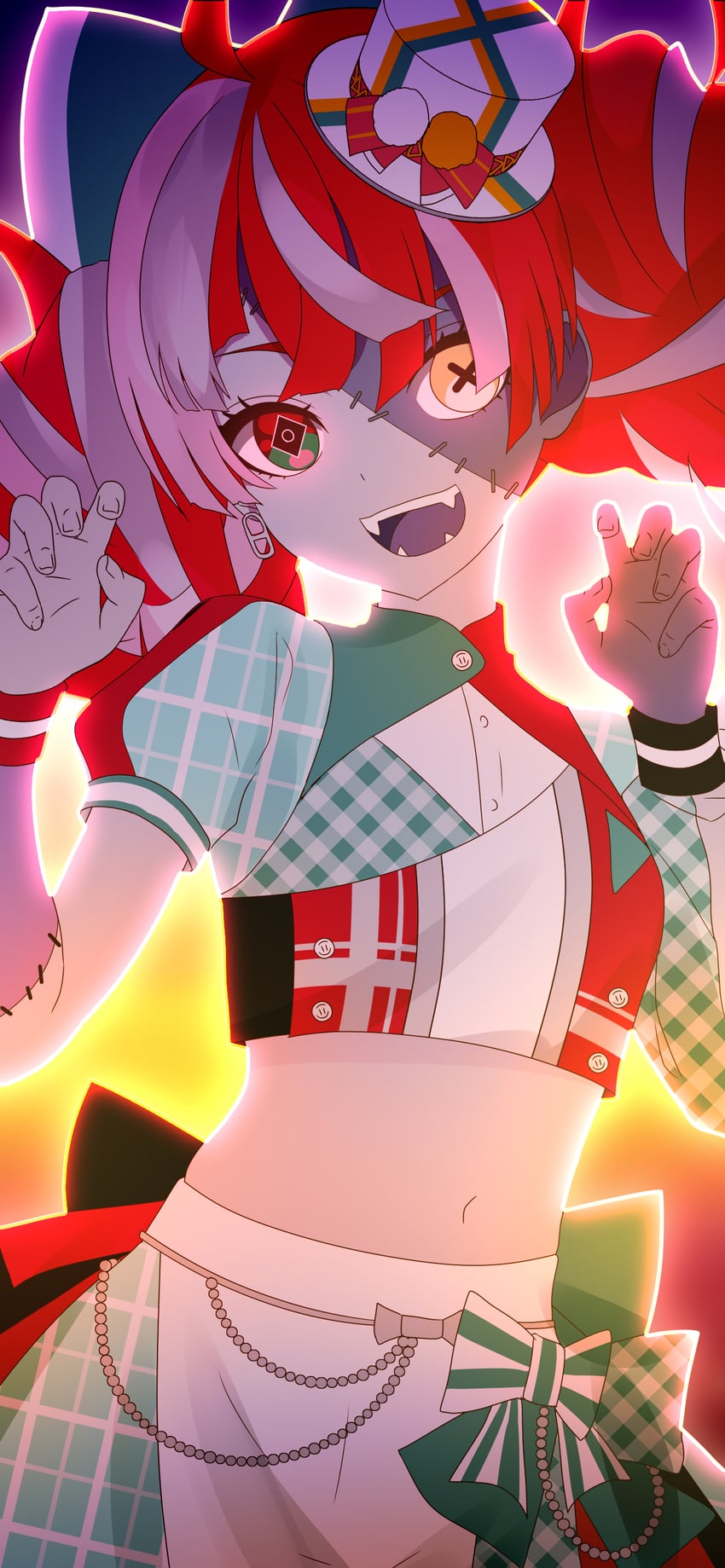 kureiji ollie (hololive and 1 more) drawn by snkagawa