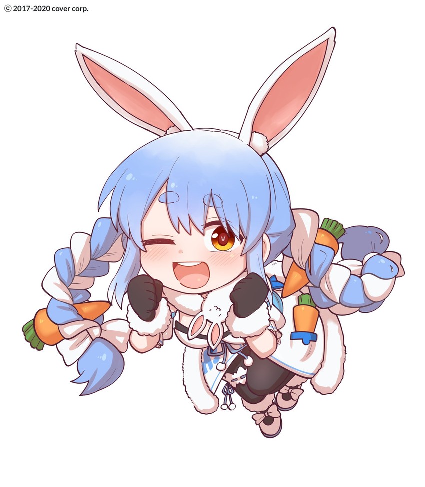 usada pekora and don-chan (hololive) drawn by shiromanta