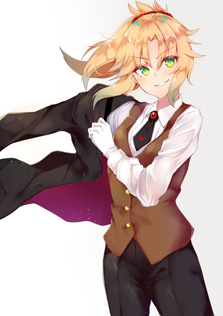 mordred (fate and 1 more) drawn by ashino