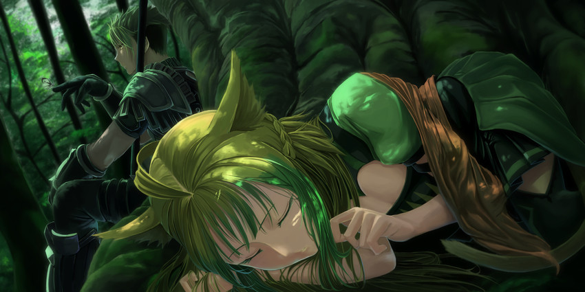 atalanta and achilles (fate and 1 more) drawn by mukade_(siieregannsu)