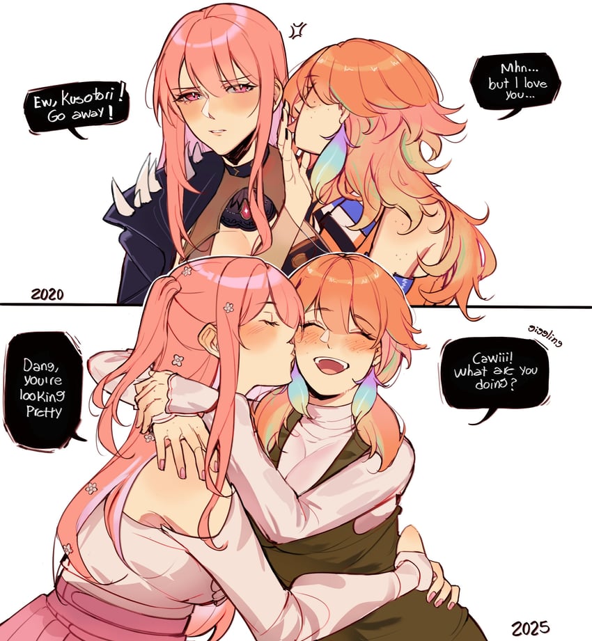 mori calliope and takanashi kiara (hololive and 1 more) drawn by amlichan