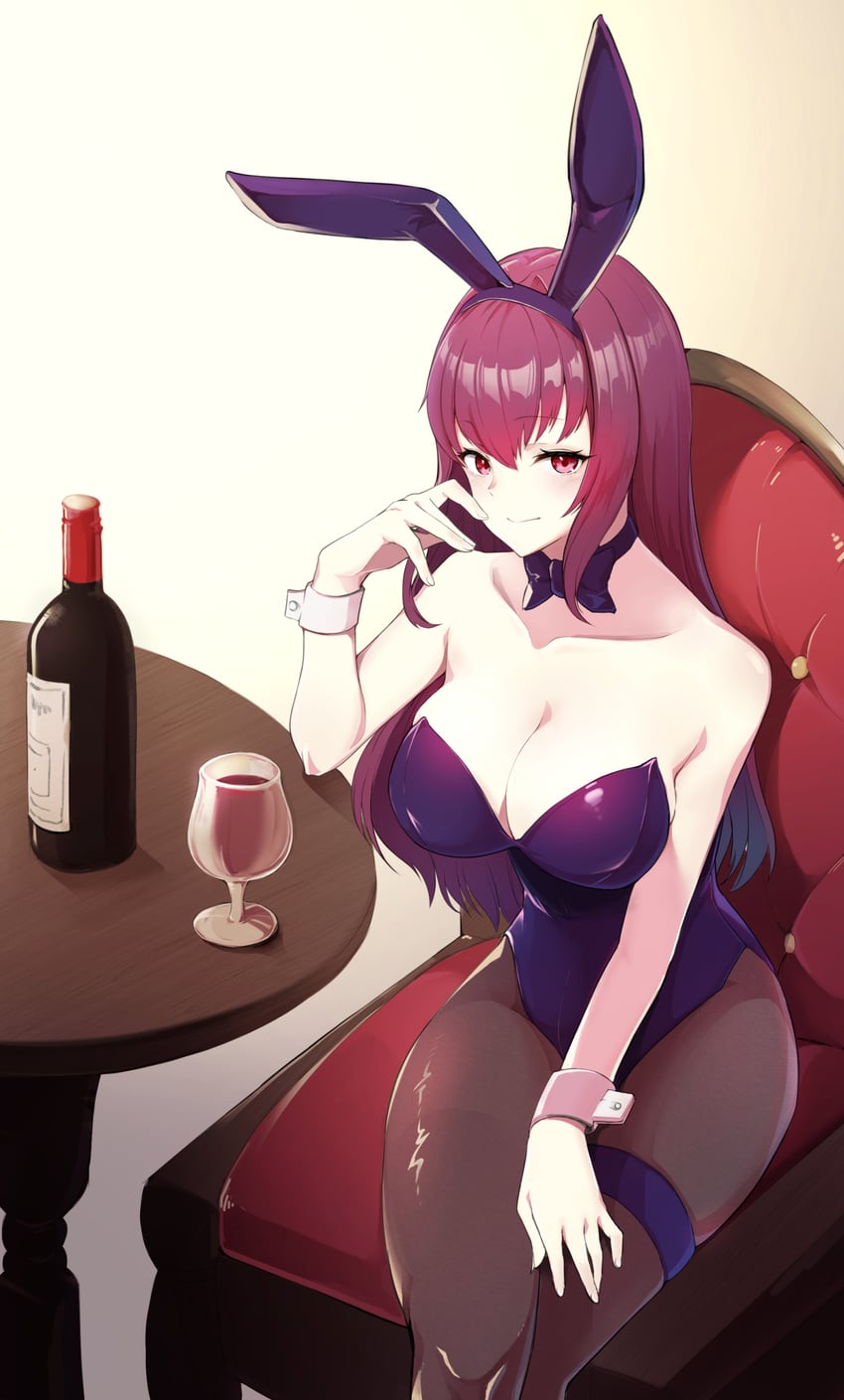 scathach (fate and 1 more) drawn by yuuge_ningen