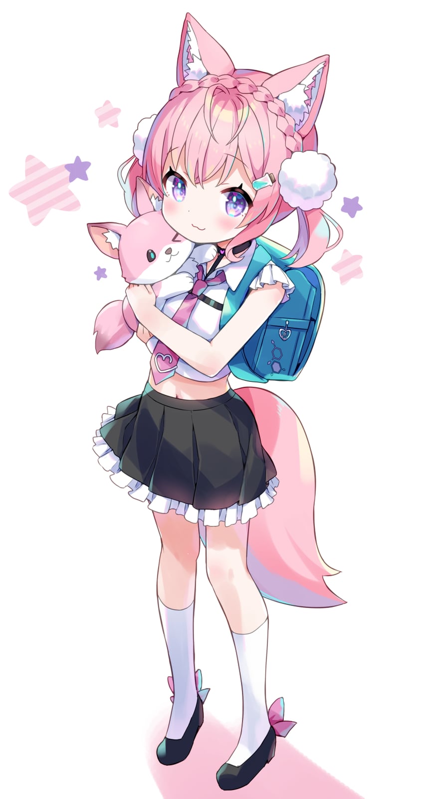 hakui koyori and kokoro (hololive) drawn by amimi