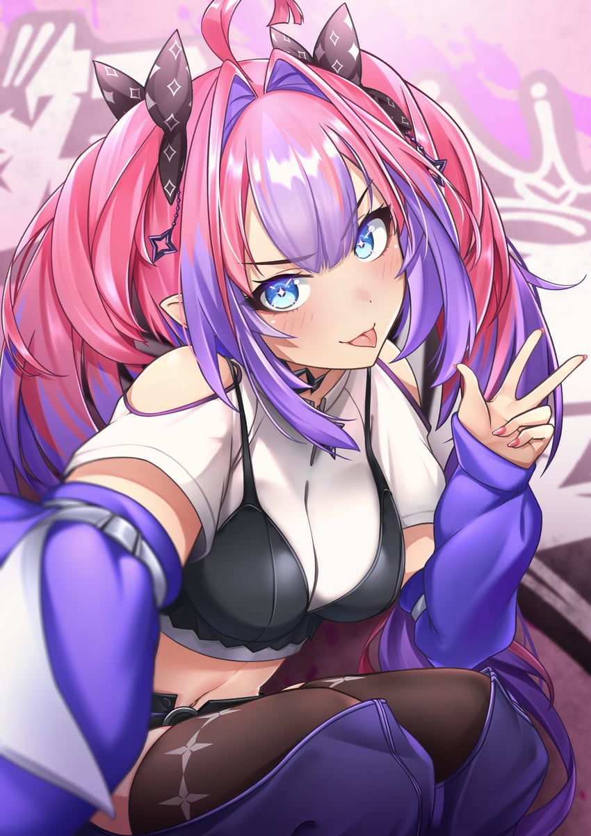 kikirara vivi (hololive and 1 more) drawn by mr2d