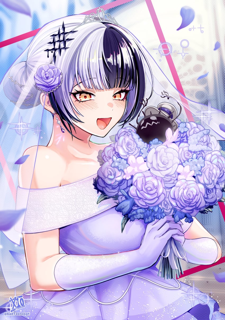 shiori novella and yorick (hololive and 1 more) drawn by badteenosgt