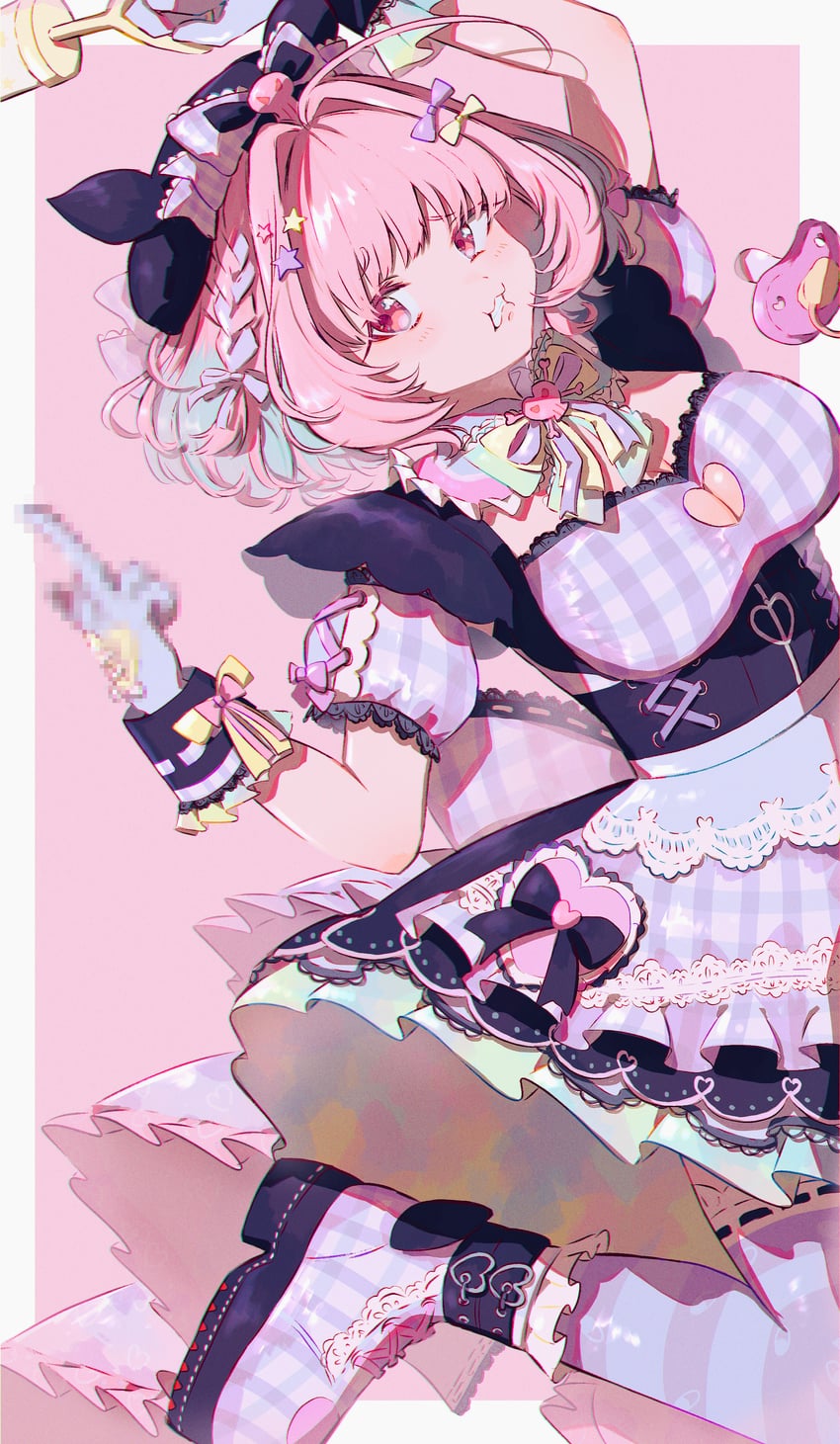 yumemi riamu (idolmaster and 2 more) drawn by hamachamu
