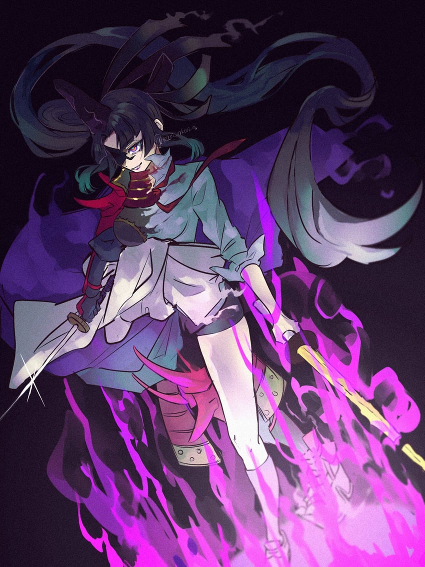 ushiwakamaru and taira no kagekiyo (fate and 1 more) drawn by kari_nkori_n