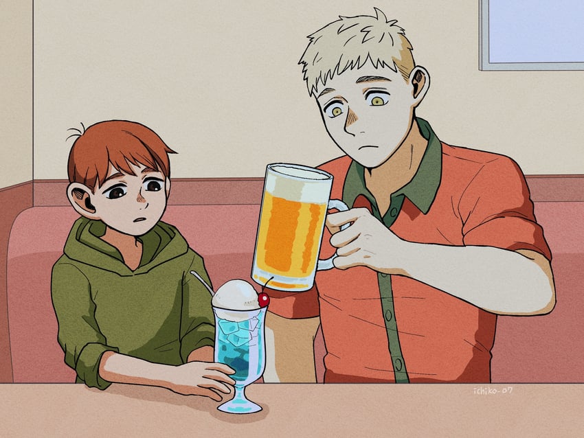 laios touden and chilchuck tims (dungeon meshi) drawn by ichiko_07