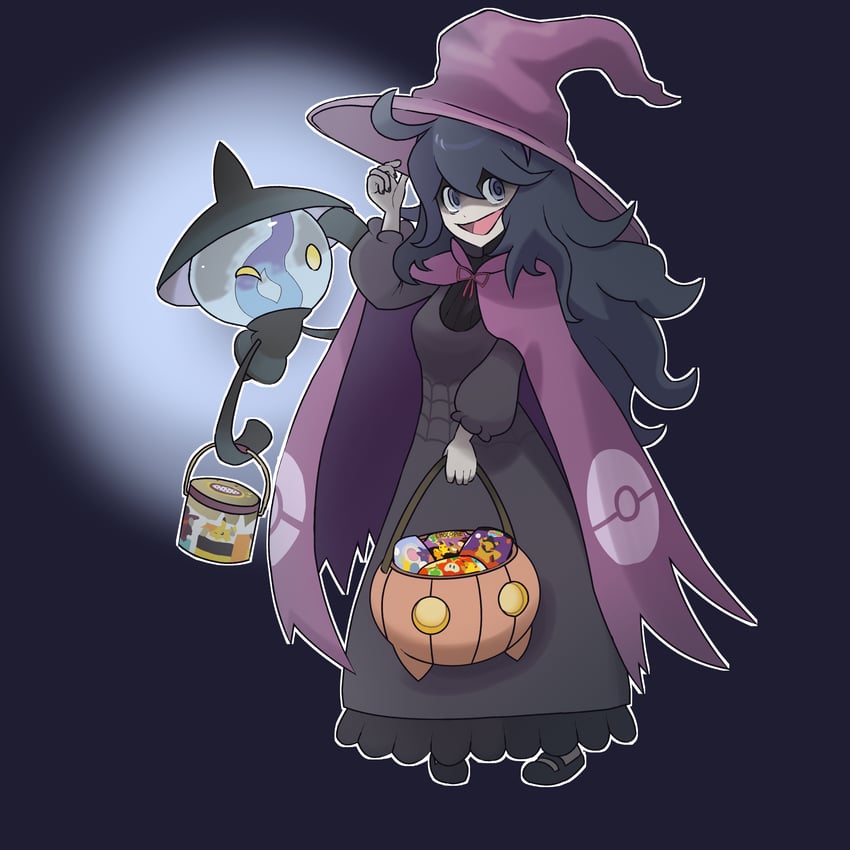 hex maniac and lampent (pokemon and 2 more) drawn by zzz_moresleep