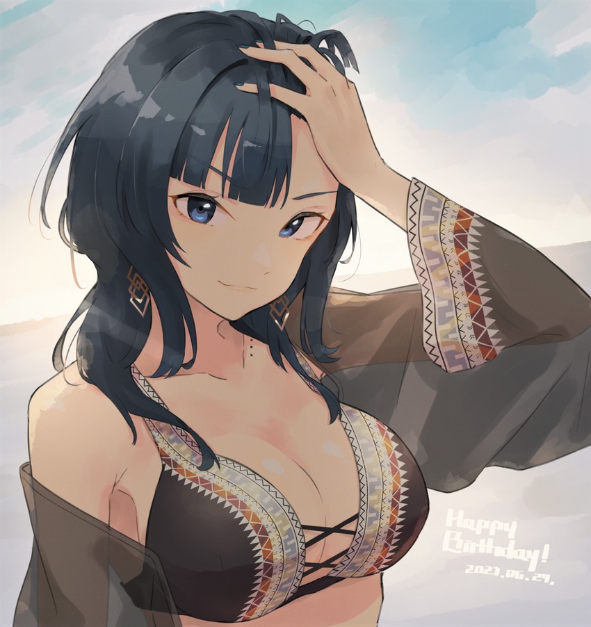 asaka karin (love live! and 1 more) drawn by irenji