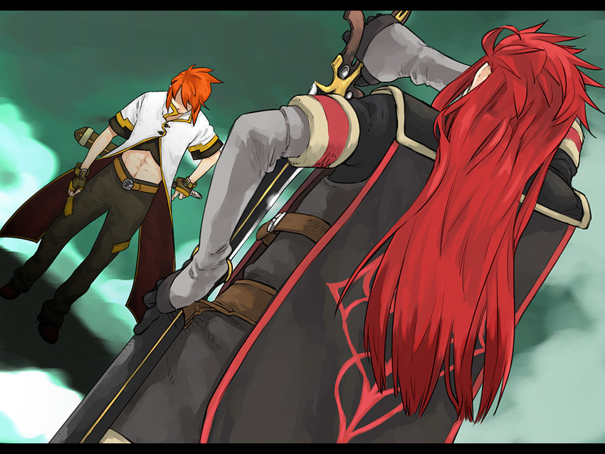 luke fon fabre and asch (tales of and 1 more) drawn by kigi_tatsumi