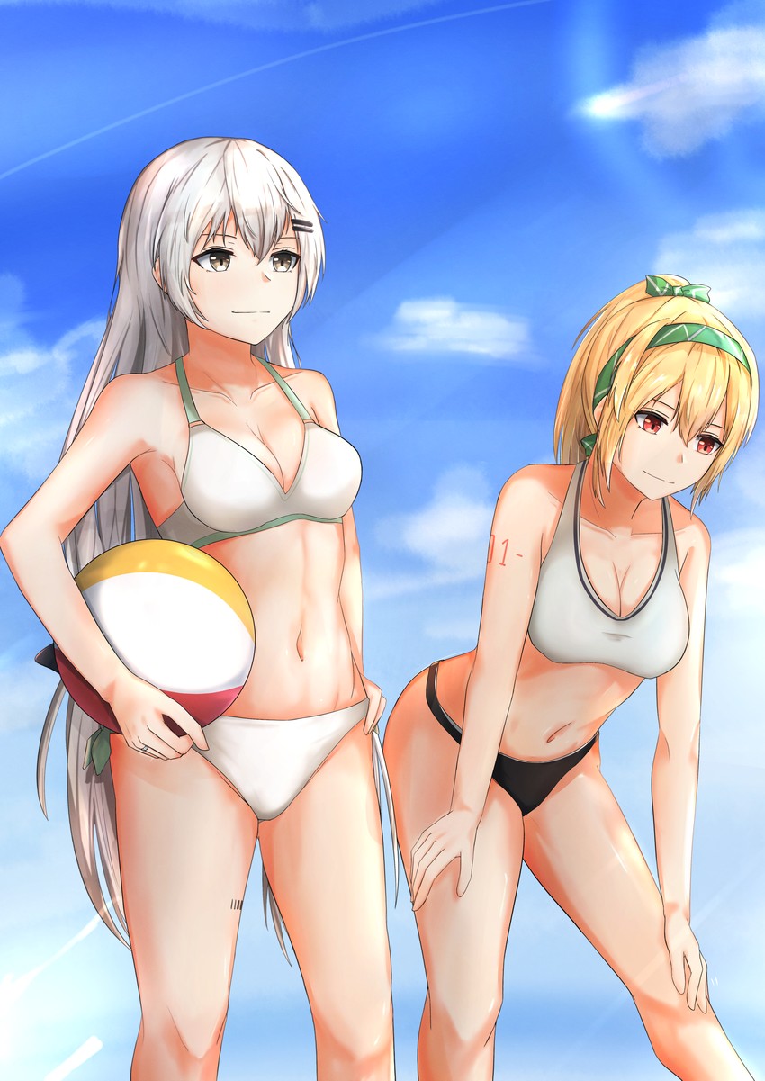 svd and sv-98 (girls' frontline) drawn by muteppona_hito