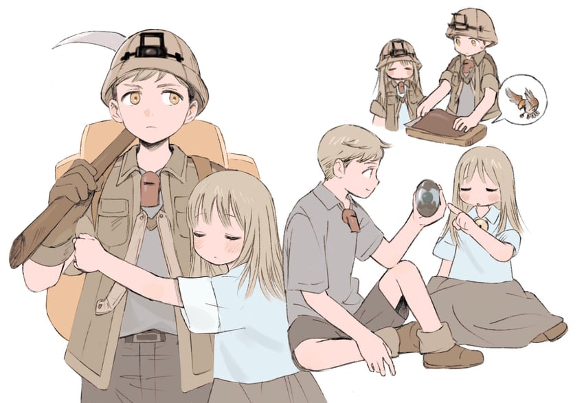 falin touden and laios touden (dungeon meshi and 1 more) drawn by frs2