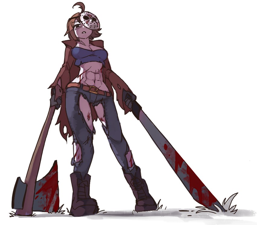 jason voorhees (kotobukiya bishoujo and 2 more) drawn by rtil