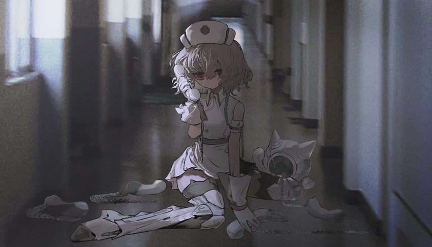nurse robot type t (utau and 1 more) drawn by lankilanki