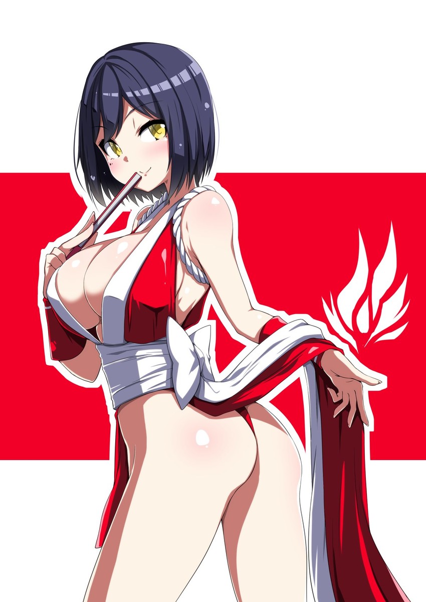shiranui mai and shizuka rin (nijisanji and 2 more) drawn by kaname_nagi