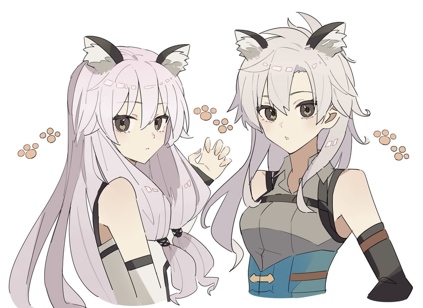altina orion and fie claussell (eiyuu densetsu and 2 more) drawn by george_man