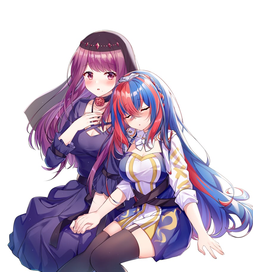 ivy and female alear (fire emblem and 1 more) drawn by mikasa-01
