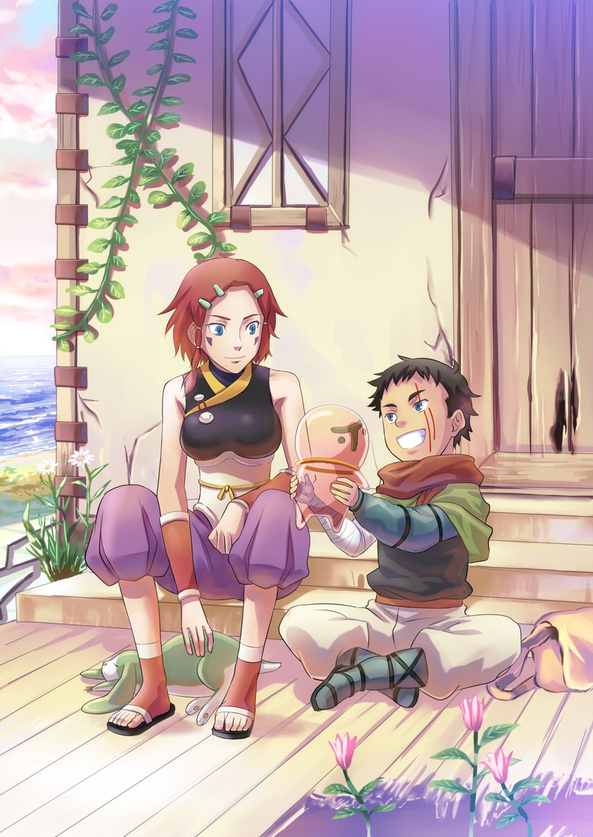 nakiami, yango, ongoro, and roppa (bounen no xam'd) drawn by hikiyama_towa