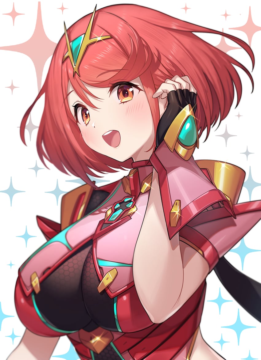 pyra (xenoblade chronicles and 1 more) drawn by green322