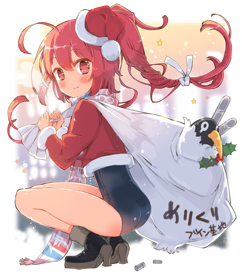 i-168 and failure penguin (kantai collection) drawn by himitsu_(iemaki)