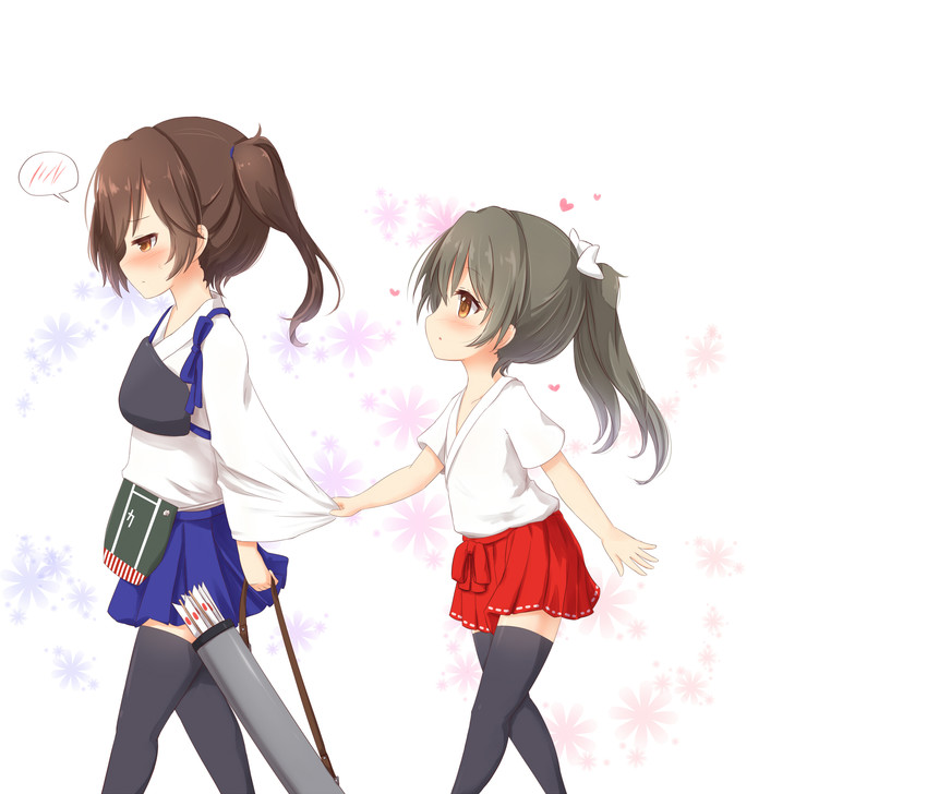 kaga and zuikaku (kantai collection) drawn by kisa_(k_isa)