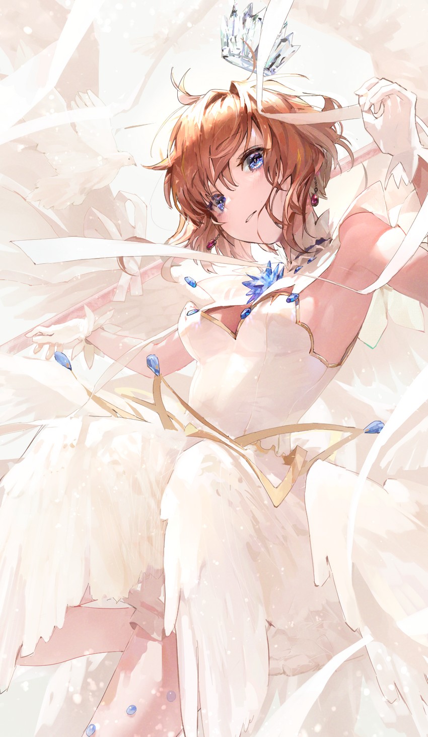kinomoto sakura (cardcaptor sakura and 1 more) drawn by idoukunn