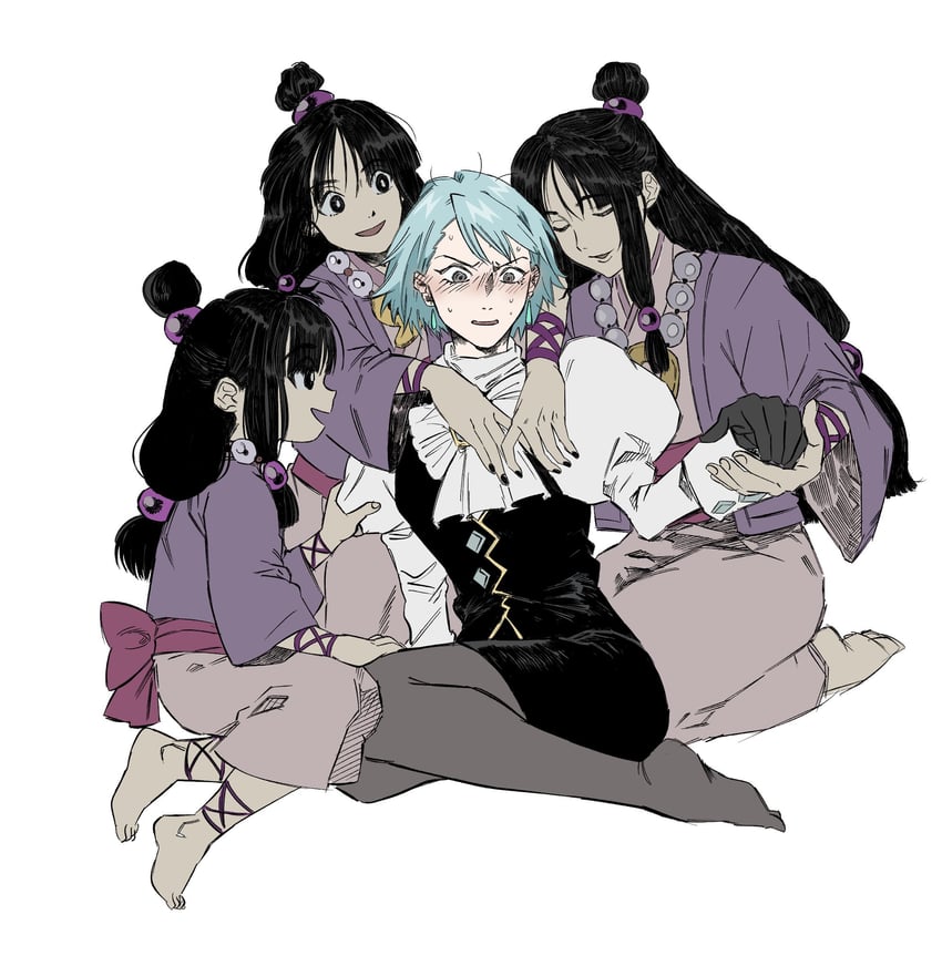 maya fey and franziska von karma (ace attorney) drawn by baegopayohungry
