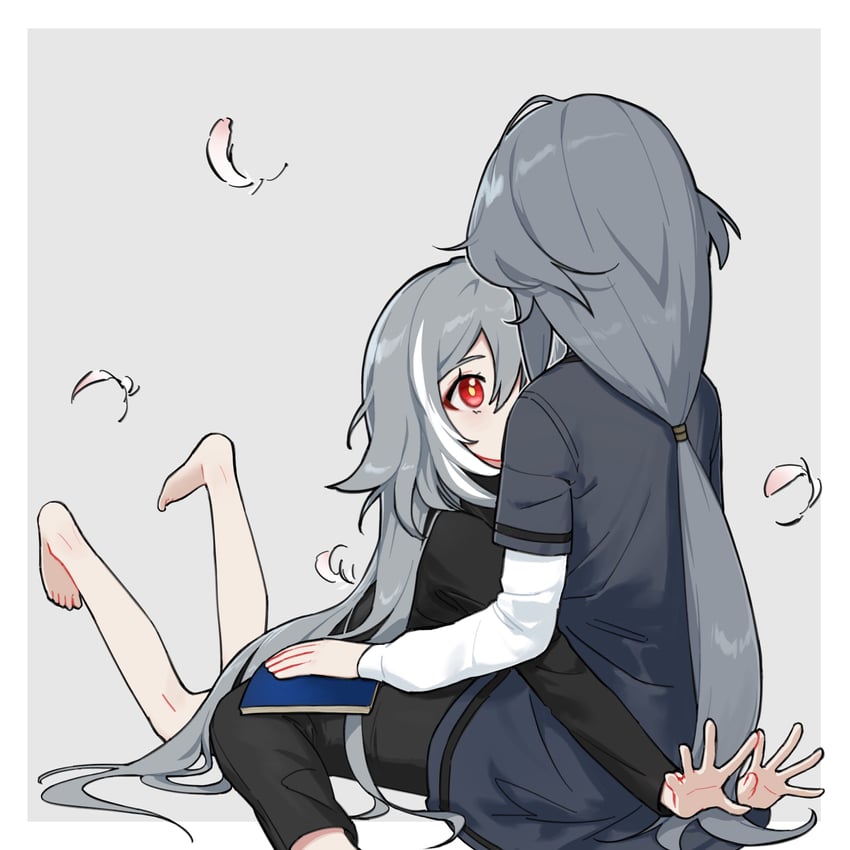 fu hua and herrscher of sentience (honkai and 1 more) drawn by rafaelaaa