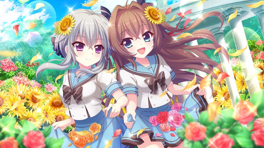 shikimiya aone and ichijou ruka (re:stage!) drawn by izumi_tsubasu