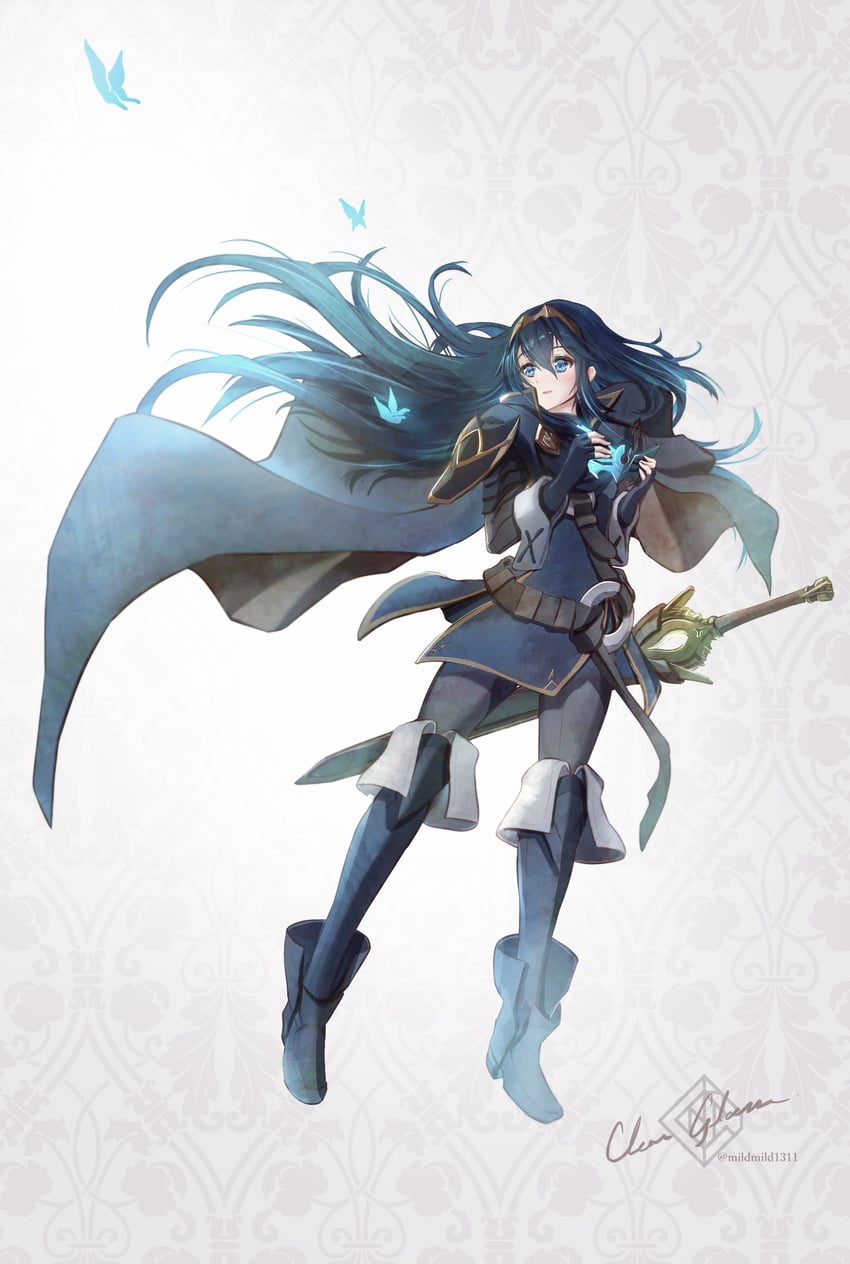 lucina (fire emblem and 1 more) drawn by clear_glass_(mildmild1311)