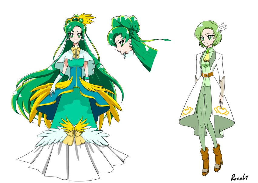 cure zephyr and maya (original and 2 more) drawn by rona67
