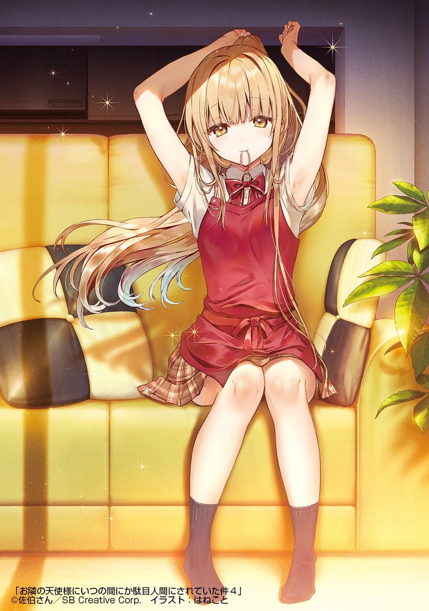 shiina mahiru (otonari no tenshi-sama ni itsu no mani ka dame ningen ni sarete ita ken) drawn by hanekoto
