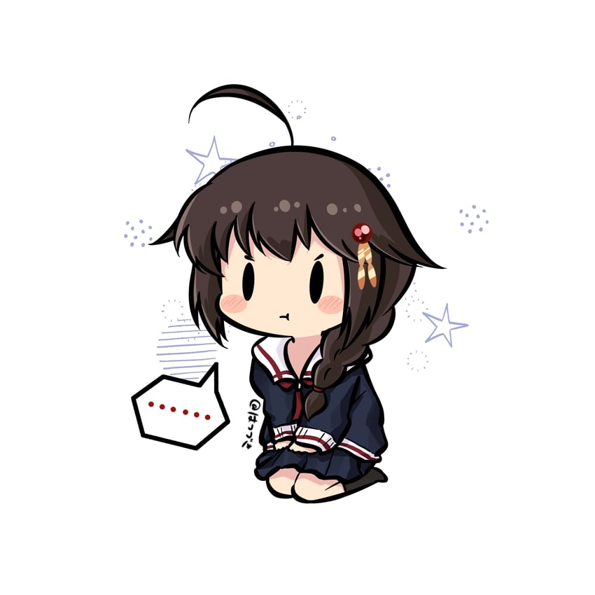 shigure and shigure kai ni (kantai collection) drawn by hatsuzuki_527