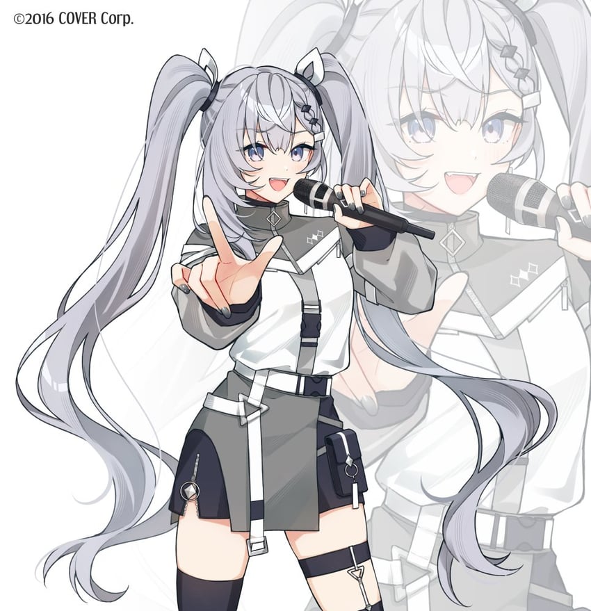 vestia zeta (hololive and 1 more) drawn by puunyannyan