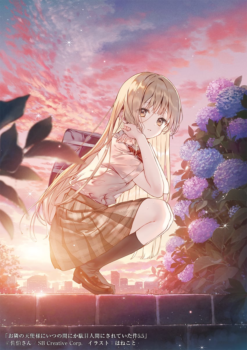 shiina mahiru (otonari no tenshi-sama ni itsu no mani ka dame ningen ni sarete ita ken) drawn by hanekoto