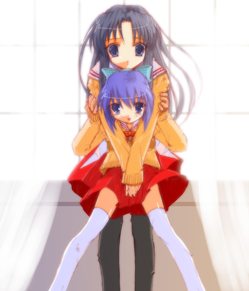 kawana misaki and kouzuki mio (one - kagayaku kisetsu e) drawn by akayama_yukihe