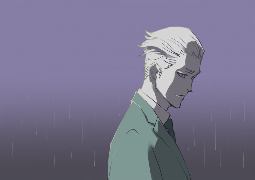 sasakibe choujirou (bleach and 1 more) drawn by kubo_tite
