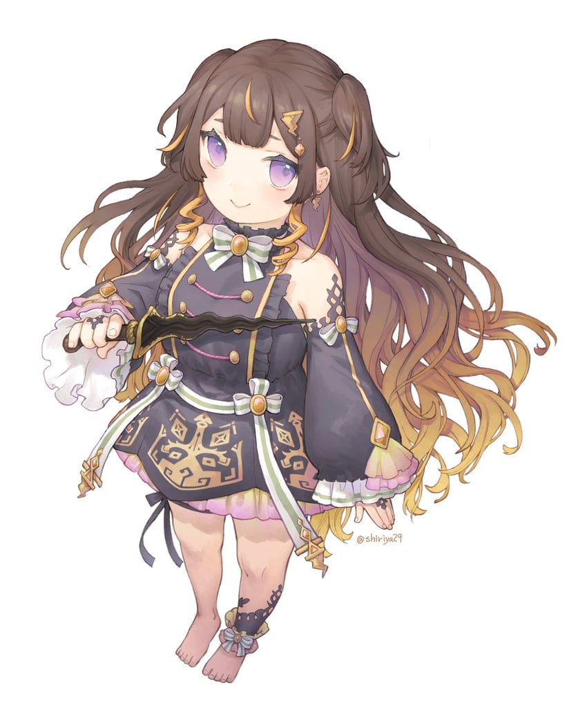 anya melfissa (hololive and 1 more) drawn by miya8111