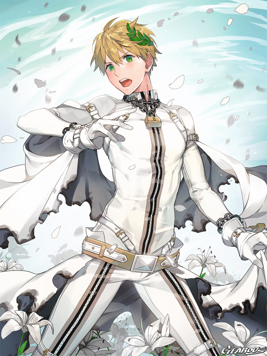 nero claudius and arthur pendragon (fate and 3 more) drawn by gearous