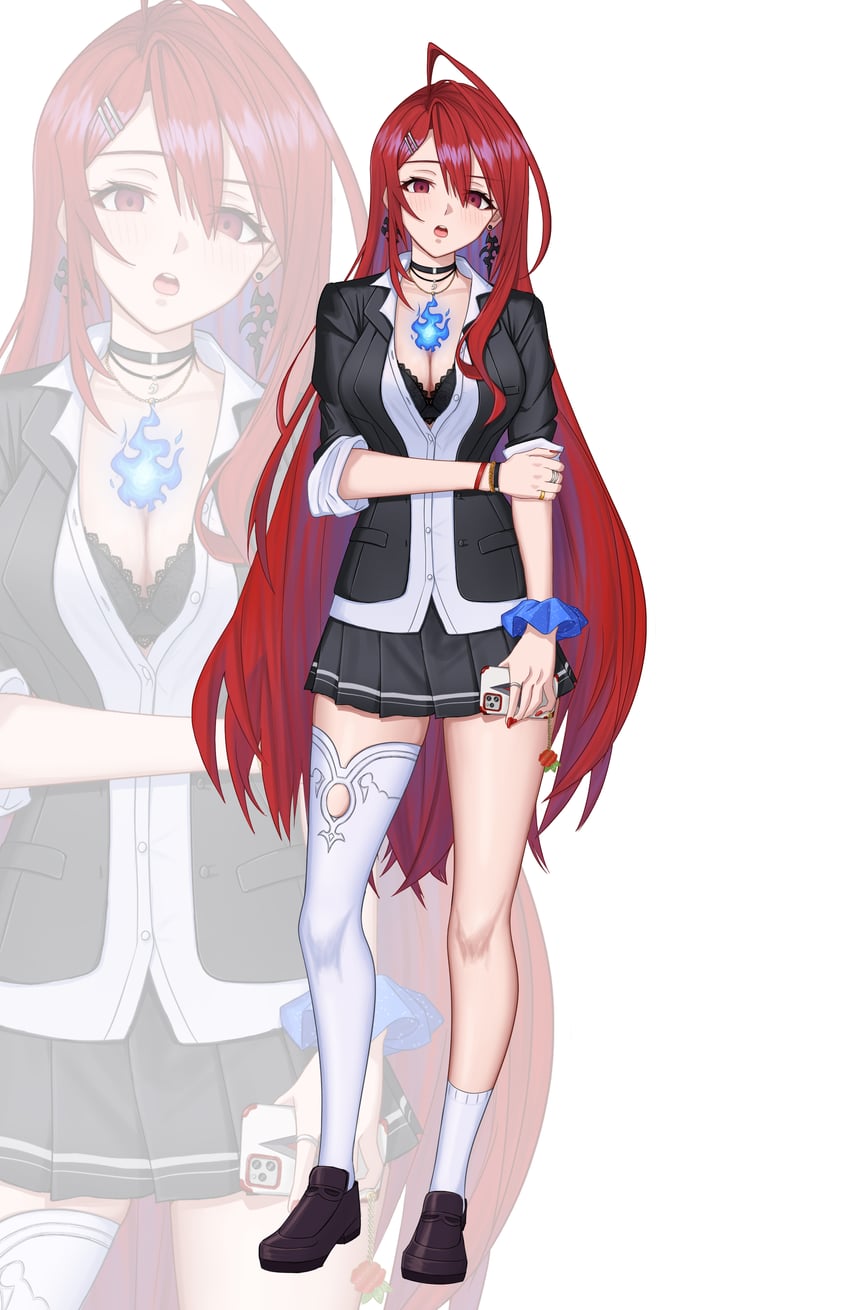elizabeth rose bloodflame (hololive and 1 more) drawn by altean