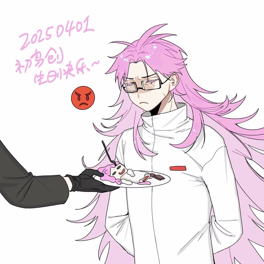 hatsutori hajime and theodore riddle (saibou shinkyoku) drawn by mrkkaochang