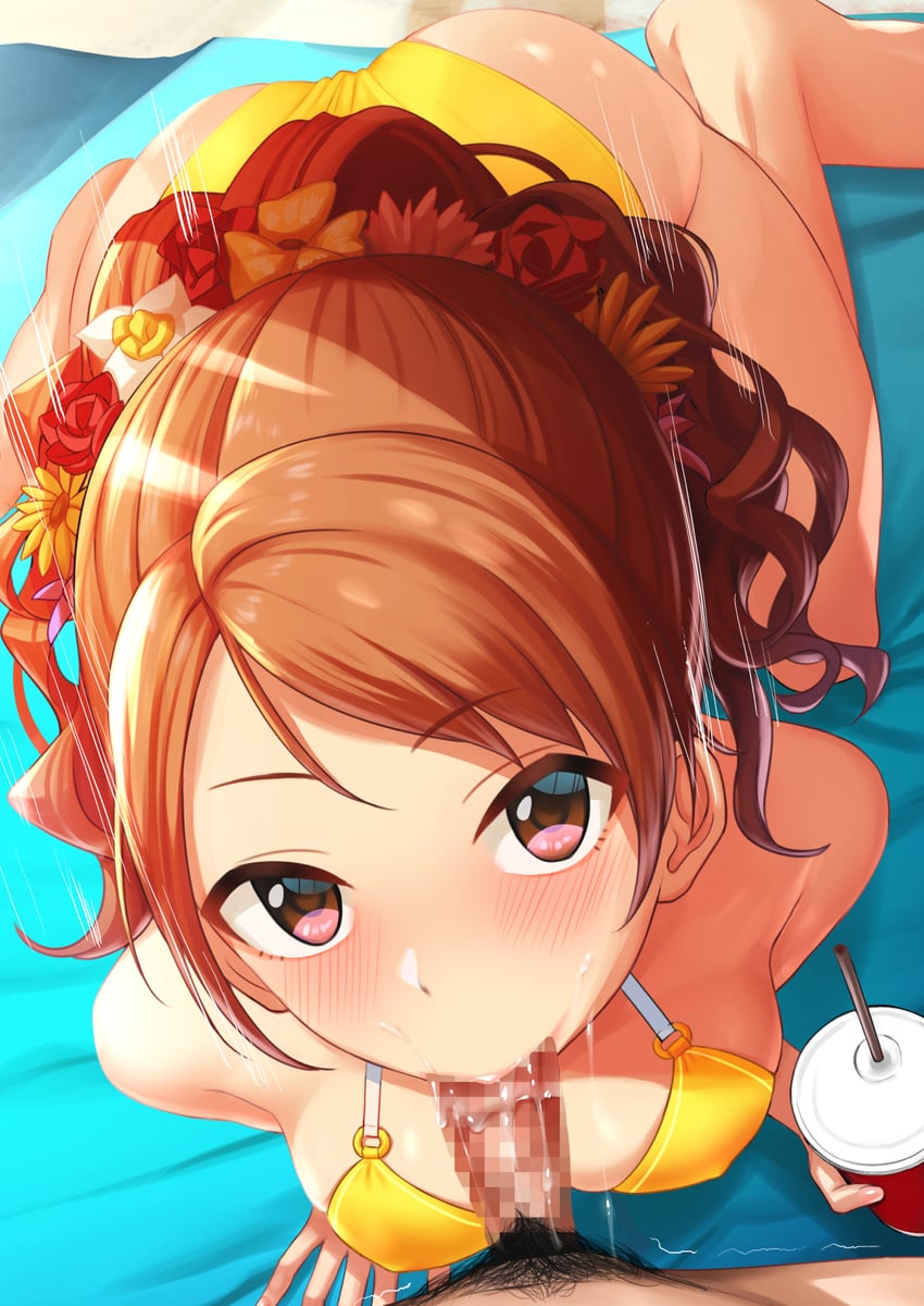 hojo karen (idolmaster and 1 more) drawn by hogey_nk-2000